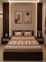 Sleeping Owls Orabella 300TC Digital Print Bedsheet by Sleeping Owls | 100% Cotton Luxury Bedding Set