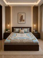 Sleeping Owls Orabella 300TC Digital Print Bedsheet by Sleeping Owls | 100% Cotton Luxury Bedding Set