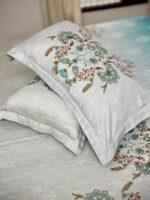Sleeping Owls Orabella 300TC Digital Print Bedsheet by Sleeping Owls | 100% Cotton Luxury Bedding Set