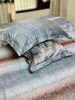 Sleeping Owls Orabella 300TC Digital Print Bedsheet by Sleeping Owls | 100% Cotton Luxury Bedding Set