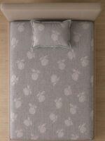 Sleeping Owls ALLURE 144TC 100% Pure Cotton Printed Single Bedsheet with 1 Pillow Cover