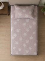 Sleeping Owls ALLURE 144TC 100% Pure Cotton Printed Single Bedsheet with 1 Pillow Cover