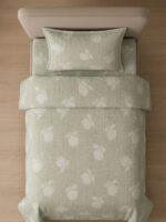 Sleeping Owls ALLURE 144TC 100% Pure Cotton Printed Single Bedsheet with 1 Pillow Cover