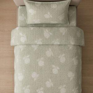 Sleeping Owls ALLURE 144TC 100% Pure Cotton Printed Single Bedsheet with 1 Pillow Cover