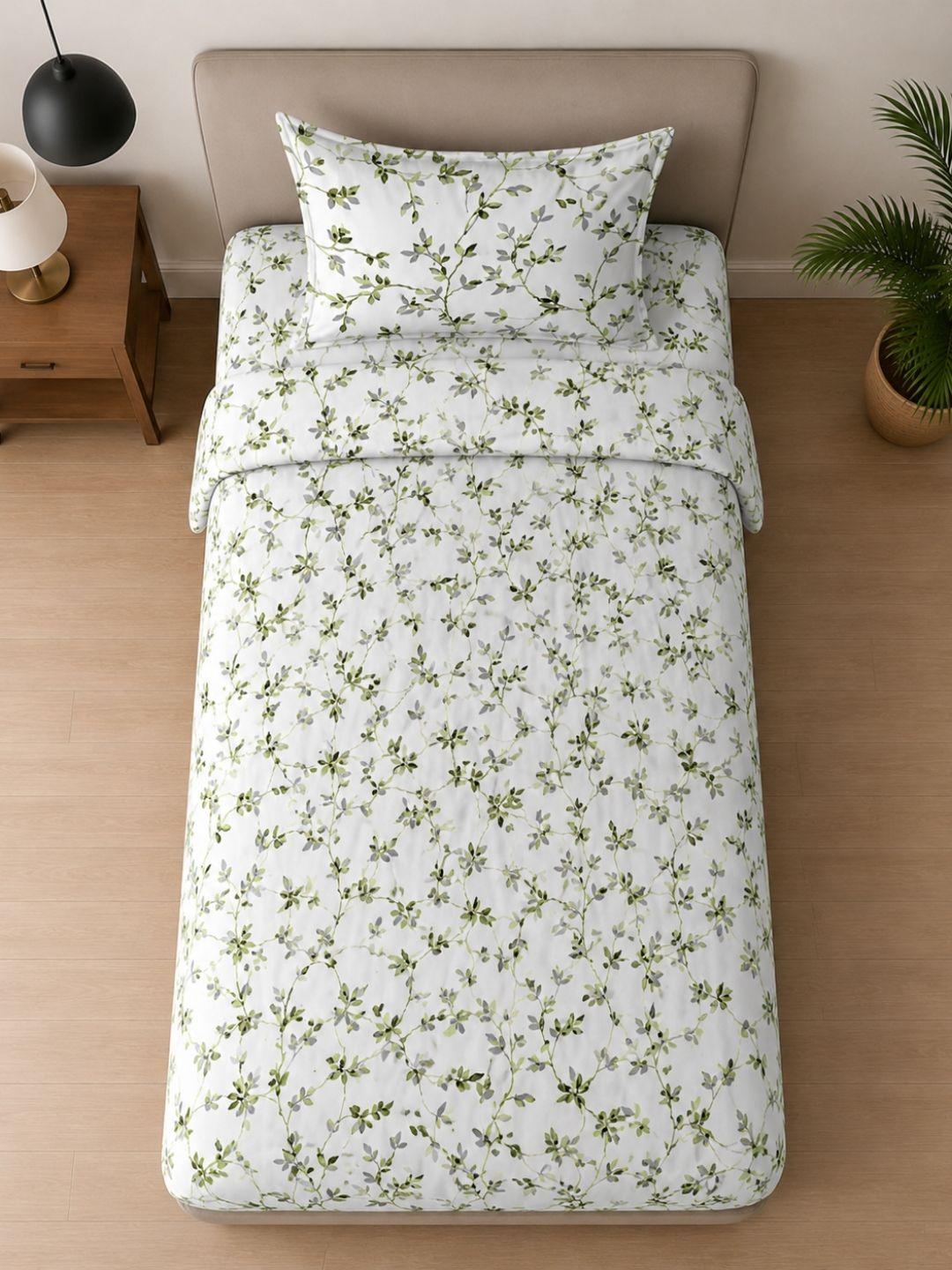 Sleeping Owls ALLURE 144TC 100% Pure Cotton Printed Single Bedsheet with 1 Pillow Cover Sleeping Owls ALLURE 144TC 100% Pure Cotton Printed Single Bedsheet with 1 Pillow Cover