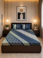 Sleeping Owls Orabella 300TC Digital Print Bedsheet by Sleeping Owls | 100% Cotton Luxury Bedding Set