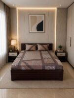 Sleeping Owls Orabella 300TC Digital Print Bedsheet by Sleeping Owls | 100% Cotton Luxury Bedding Set