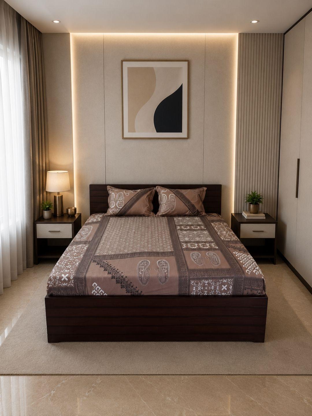 Sleeping Owls Orabella 300TC Digital Print Bedsheet by Sleeping Owls | 100% Cotton Luxury Bedding Set Sleeping Owls Orabella 300TC Digital Print Bedsheet by Sleeping Owls | 100% Cotton Luxury Bedding Set