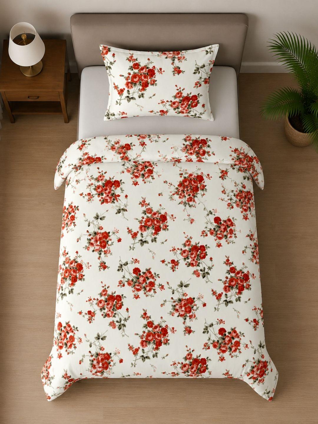 Sleeping Owls ALLURE 144TC 100% Pure Cotton Printed Single Bedsheet with 1 Pillow Cover Sleeping Owls ALLURE 144TC 100% Pure Cotton Printed Single Bedsheet with 1 Pillow Cover