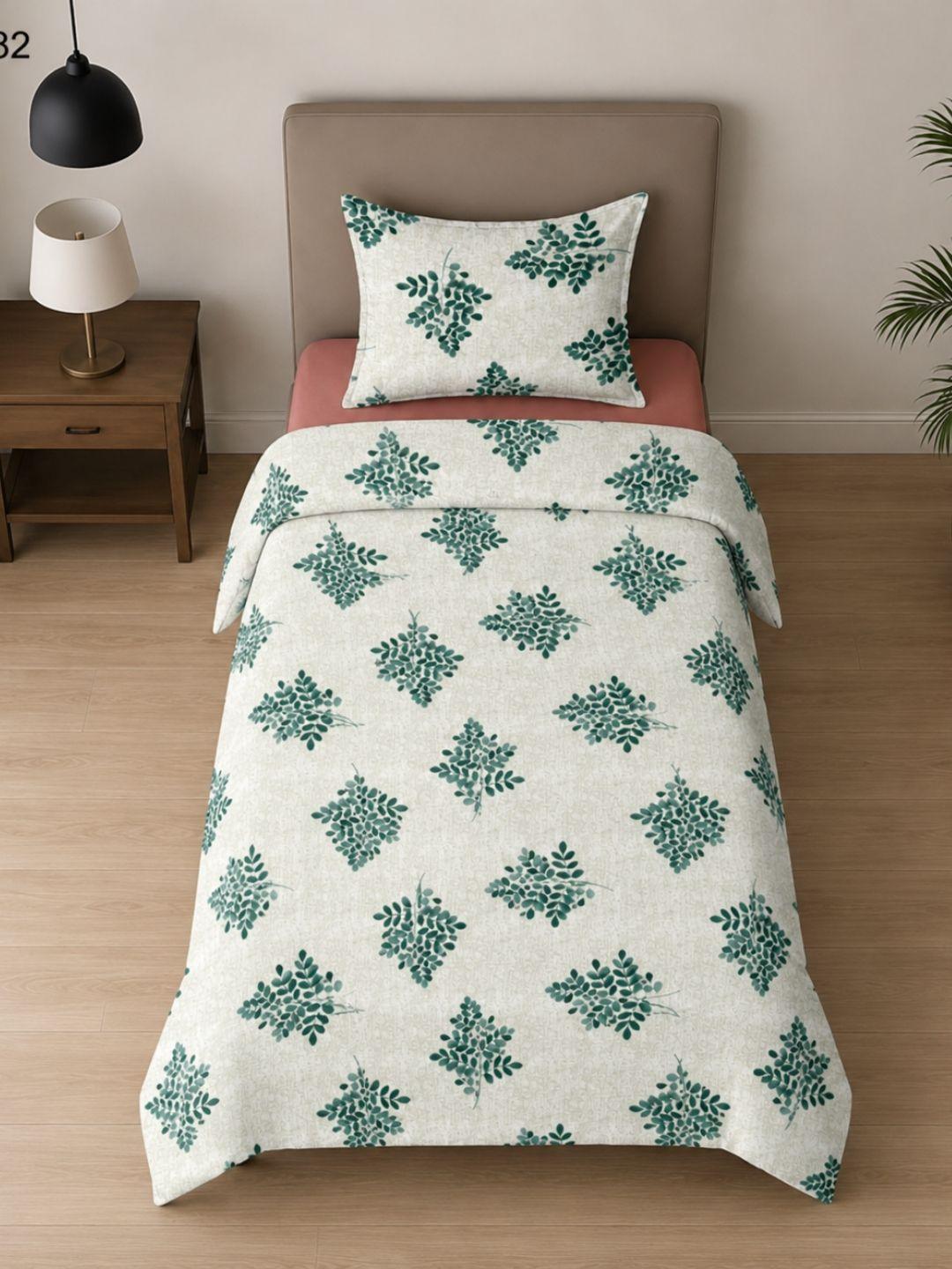 Sleeping Owls ALLURE 144TC 100% Pure Cotton Printed Single Bedsheet with 1 Pillow Cover Sleeping Owls ALLURE 144TC 100% Pure Cotton Printed Single Bedsheet with 1 Pillow Cover
