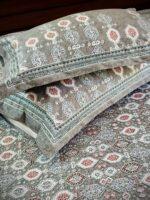 Sleeping Owls Orabella 300TC Digital Print Bedsheet by Sleeping Owls | 100% Cotton Luxury Bedding Set