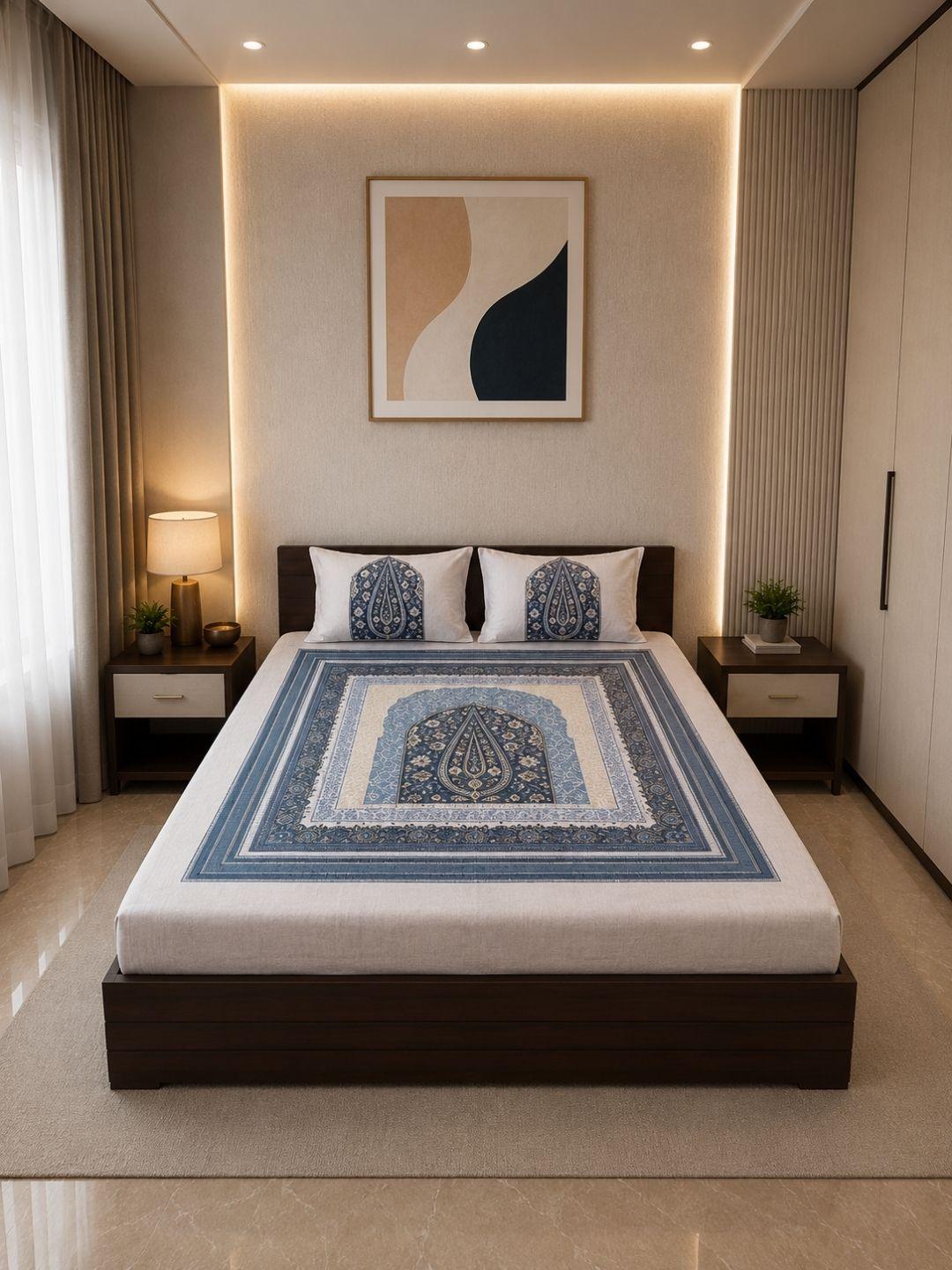 Sleeping Owls Orabella 300TC Digital Print Bedsheet by Sleeping Owls | 100% Cotton Luxury Bedding Set Sleeping Owls Orabella 300TC Digital Print Bedsheet by Sleeping Owls | 100% Cotton Luxury Bedding Set