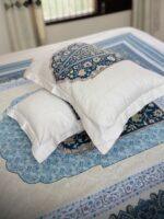 Sleeping Owls Orabella 300TC Digital Print Bedsheet by Sleeping Owls | 100% Cotton Luxury Bedding Set