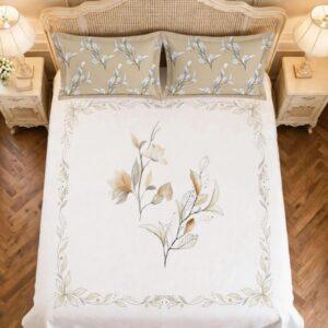 Sleeping Owls Rajwada Courtyard 220 TC Percale Cotton Super King Bedsheet Set with 2 Coordinated Pillow Covers